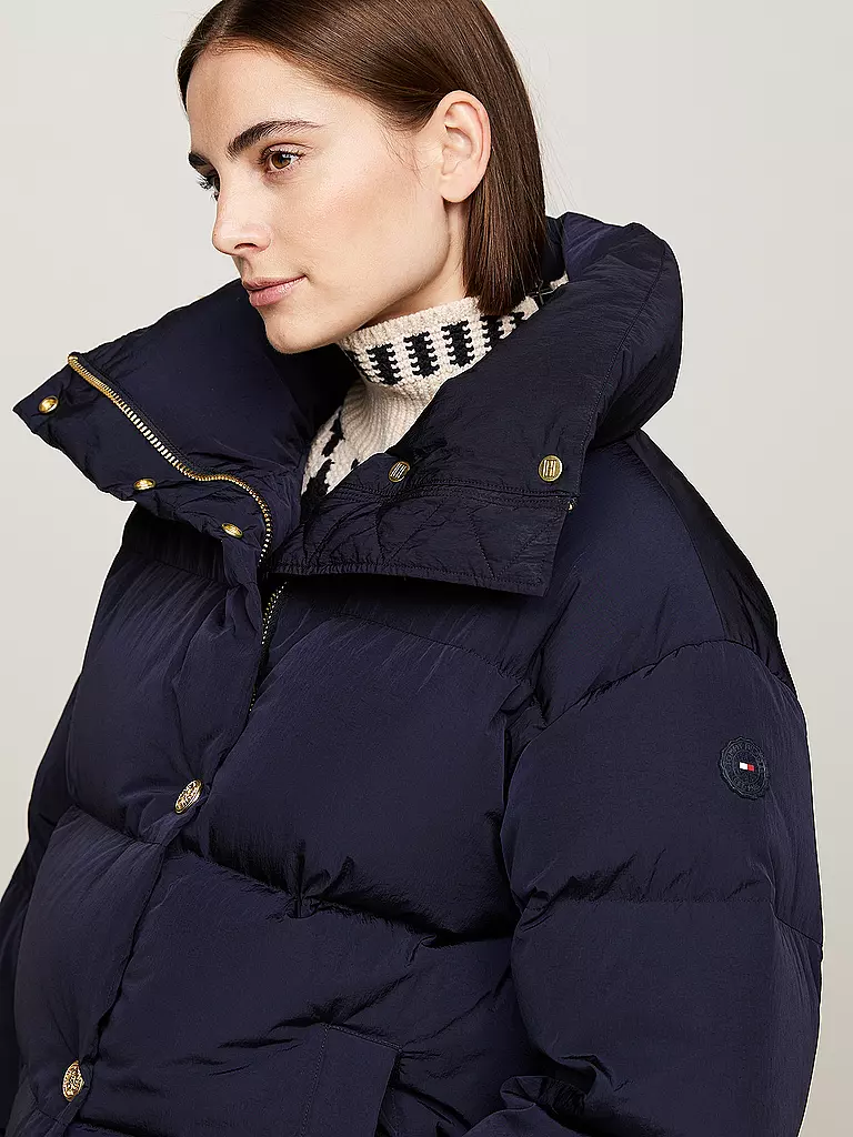 TOMMY HILFIGER | Daunensteppjacke | dunkelblau