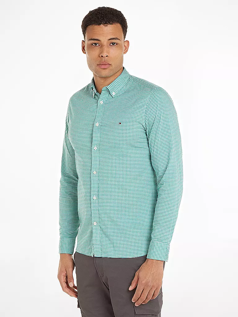 TOMMY HILFIGER | Hemd Slim Fit | mint