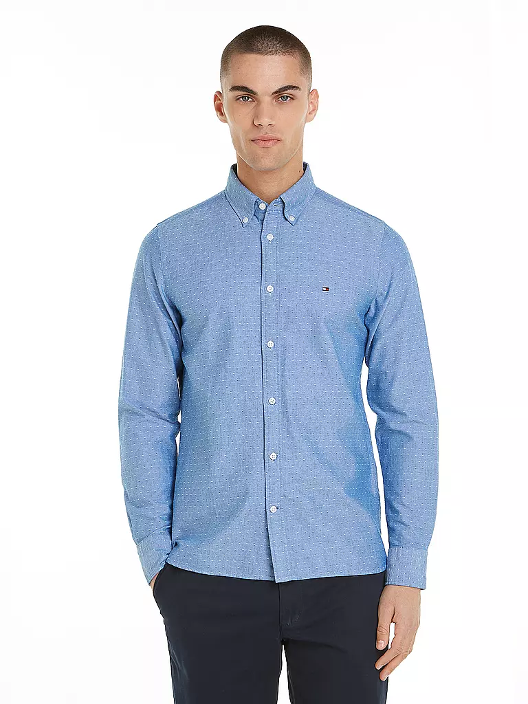 TOMMY HILFIGER | Hemd Slim Fit | hellblau