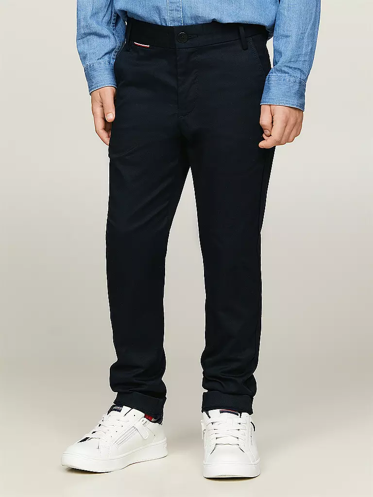 TOMMY HILFIGER | Jungen Chino 1985 | dunkelblau