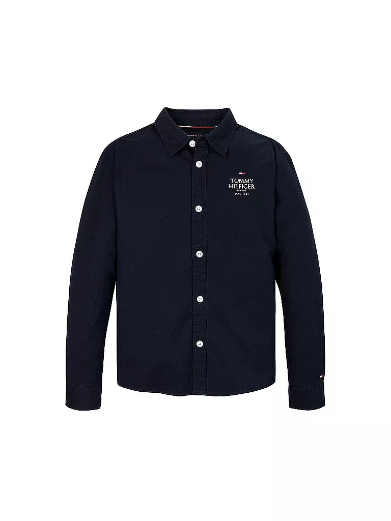 TOMMY HILFIGER | Jungen Hemd  | dunkelblau