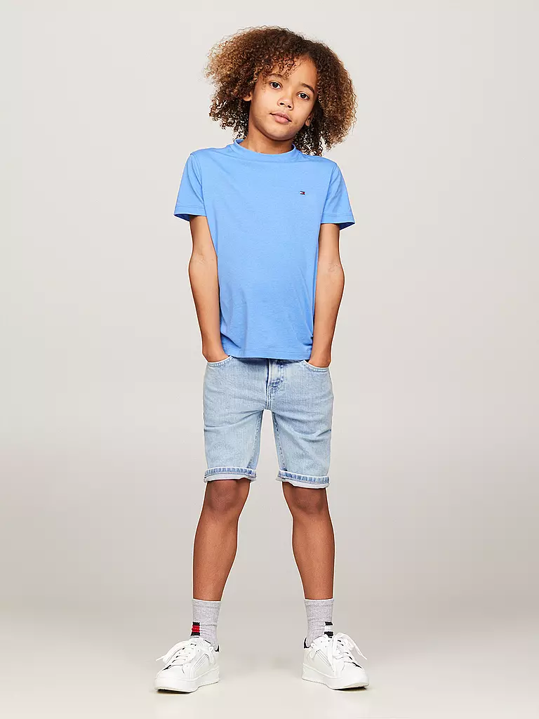 TOMMY HILFIGER | Jungen Jeansshorts  | hellblau