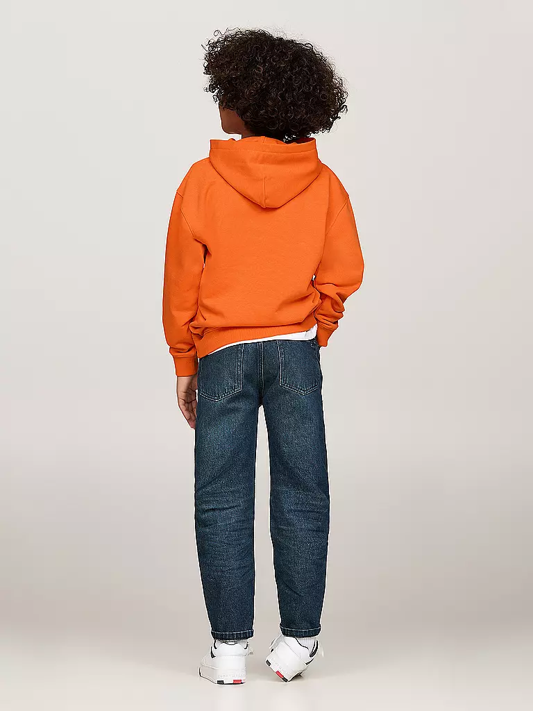 TOMMY HILFIGER | Jungen Kapuzensweater - Hoodie  | orange