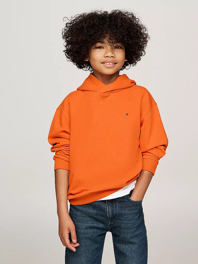 TOMMY HILFIGER | Jungen Kapuzensweater - Hoodie  | orange