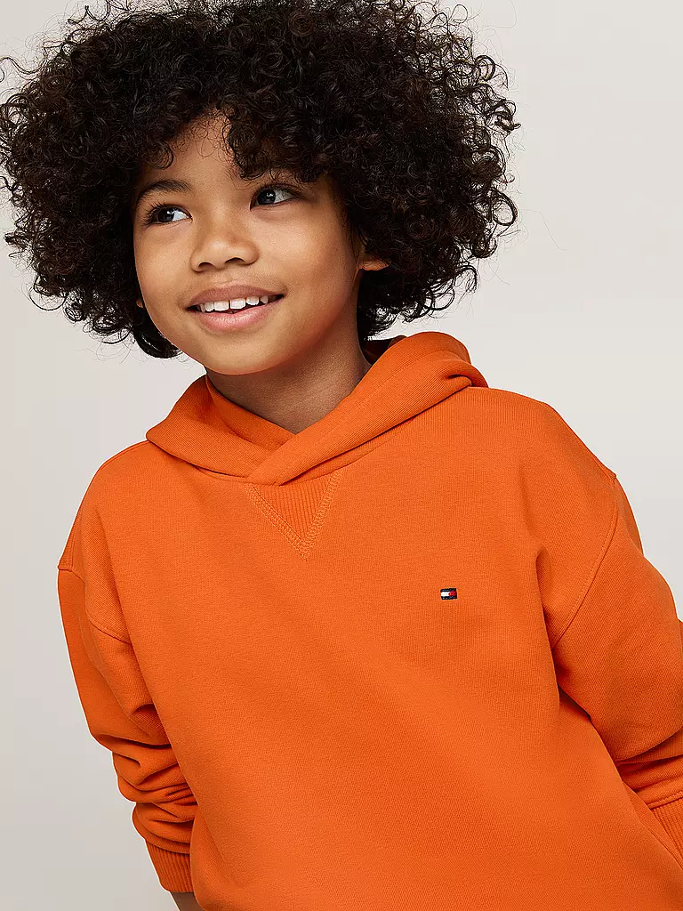 TOMMY HILFIGER | Jungen Kapuzensweater - Hoodie  | orange