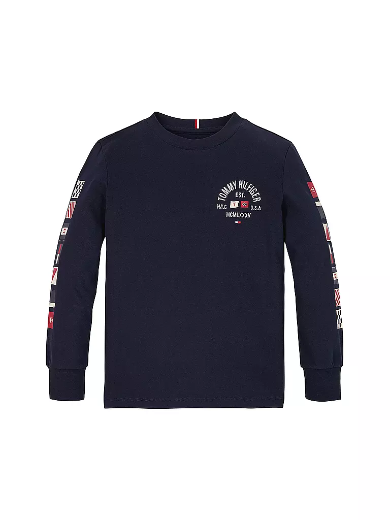 TOMMY HILFIGER | Jungen Langarmshirt | dunkelblau