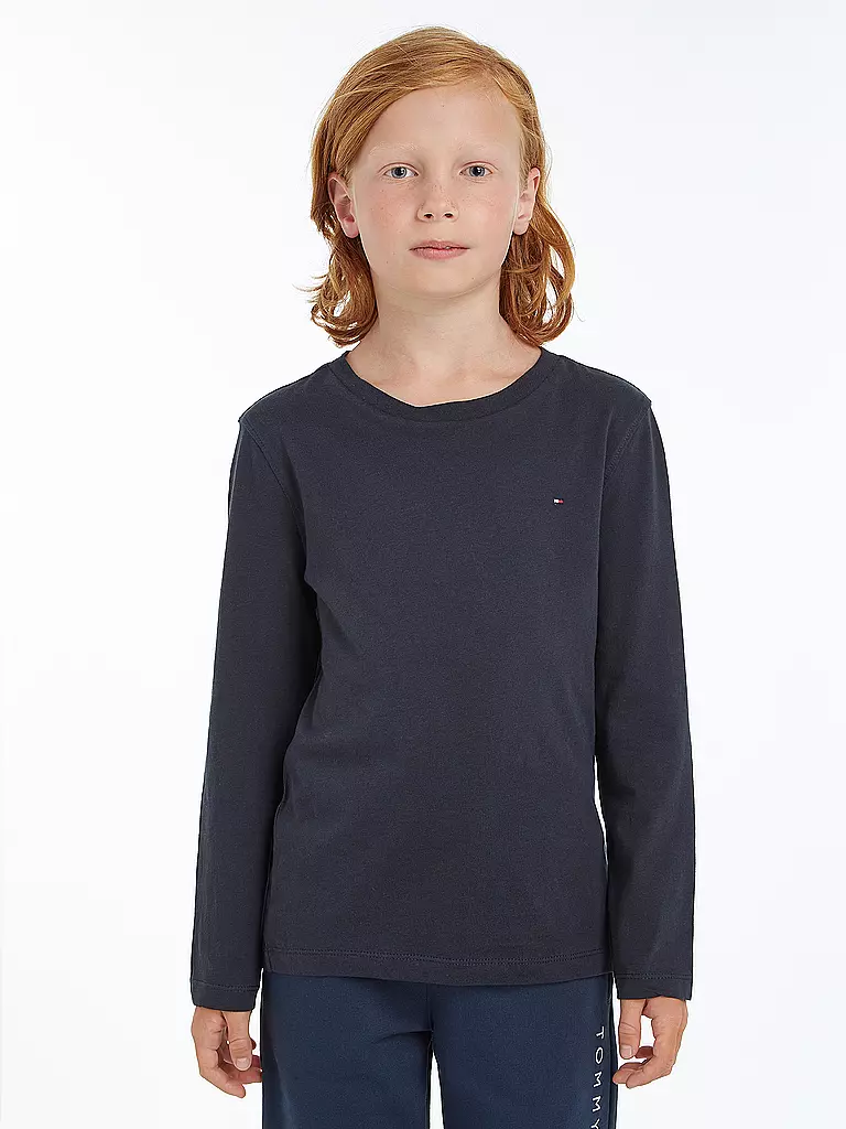 TOMMY HILFIGER | Jungen Langarmshirt | dunkelblau