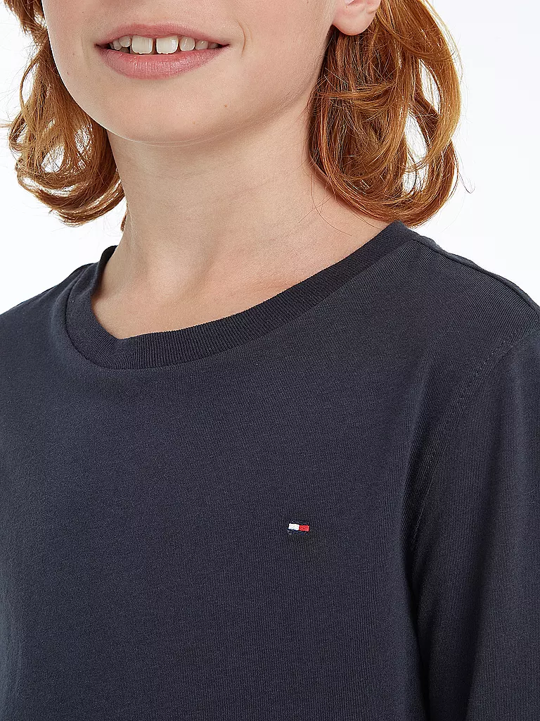 TOMMY HILFIGER | Jungen Langarmshirt | schwarz