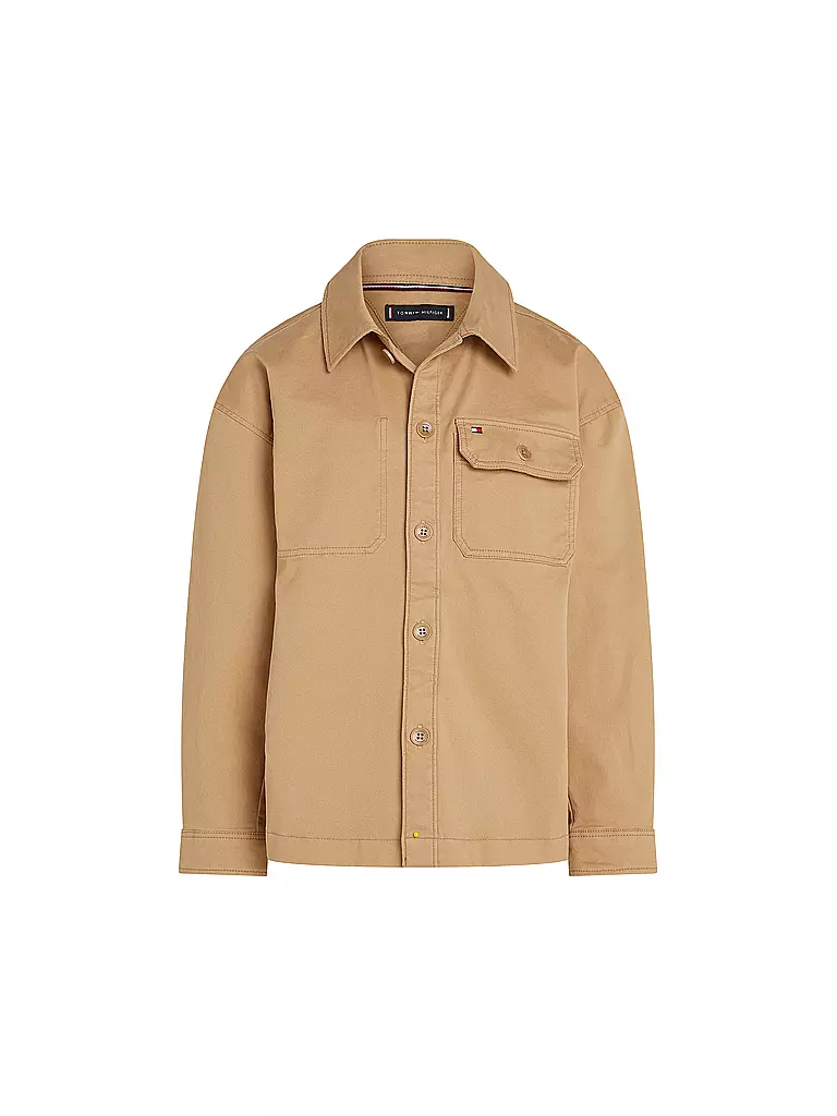 TOMMY HILFIGER | Jungen Overshirt  | beige