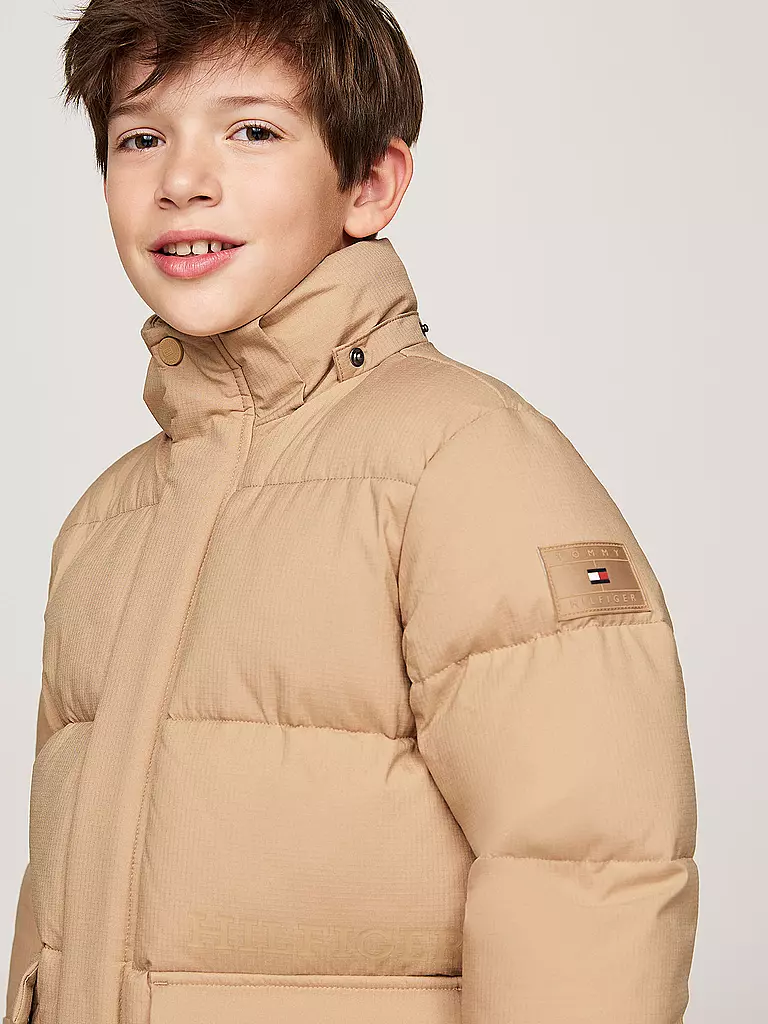 TOMMY HILFIGER | Jungen Parka | schwarz