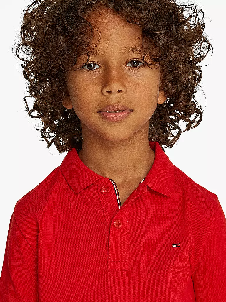 TOMMY HILFIGER | Jungen Poloshirt | schwarz