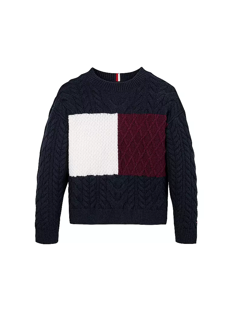 TOMMY HILFIGER | Jungen Pullover | dunkelblau