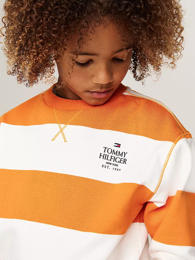 TOMMY HILFIGER | Jungen Sweater | orange