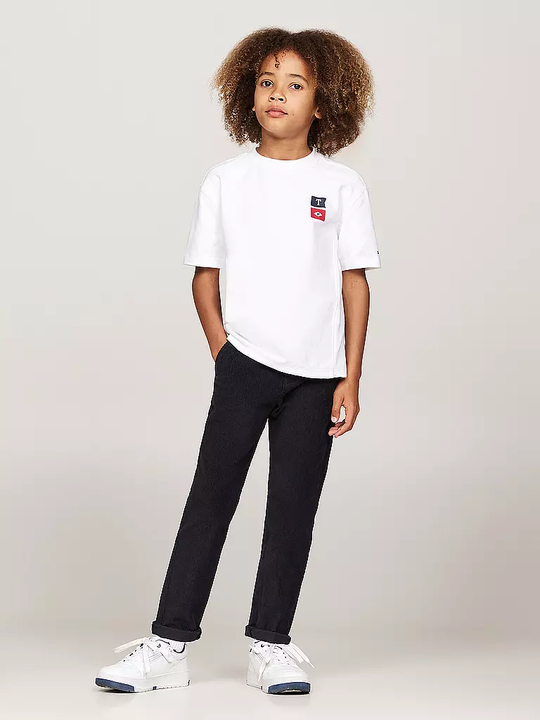 TOMMY HILFIGER | Jungen T-Shirt  | weiss