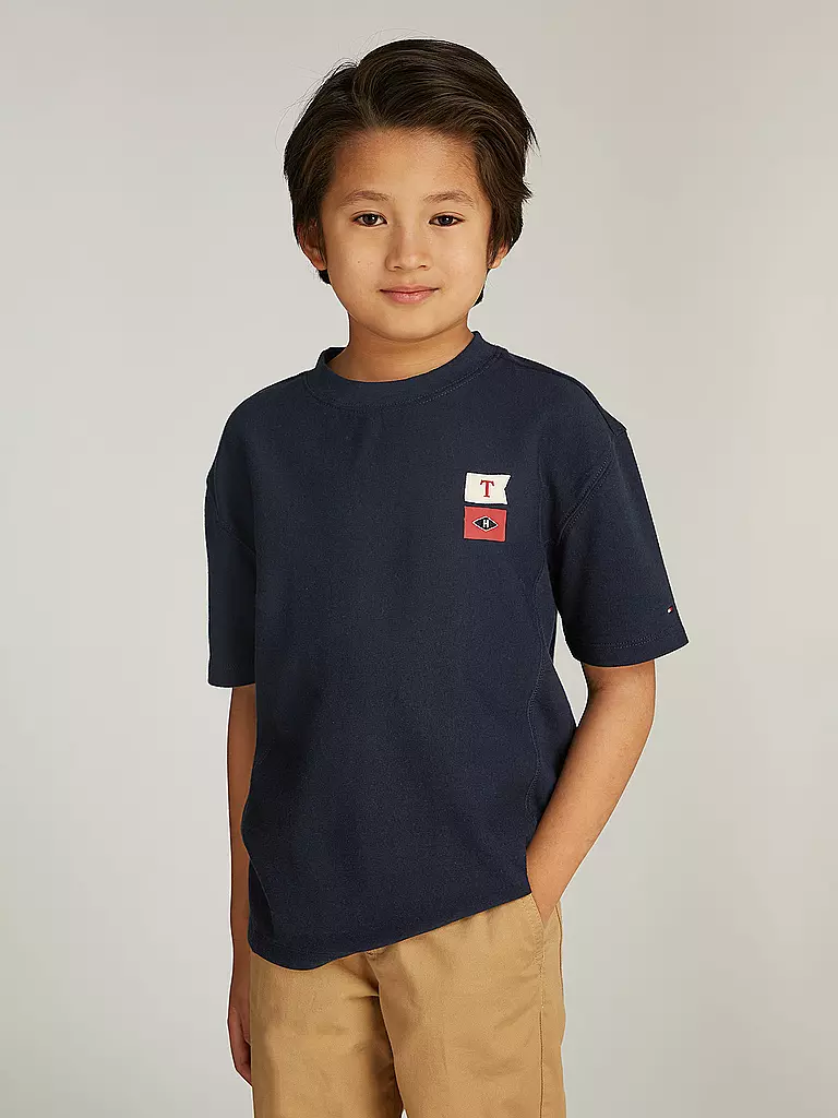 TOMMY HILFIGER | Jungen T-Shirt  | dunkelblau