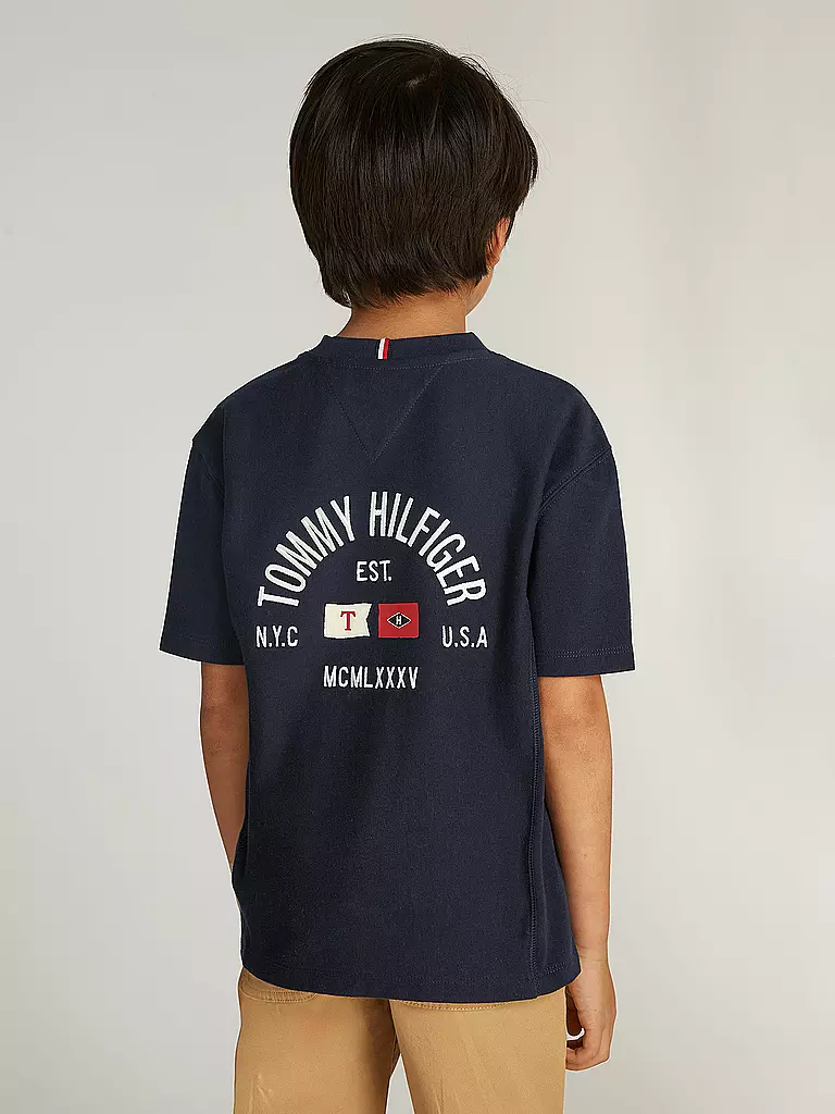 TOMMY HILFIGER | Jungen T-Shirt  | dunkelblau