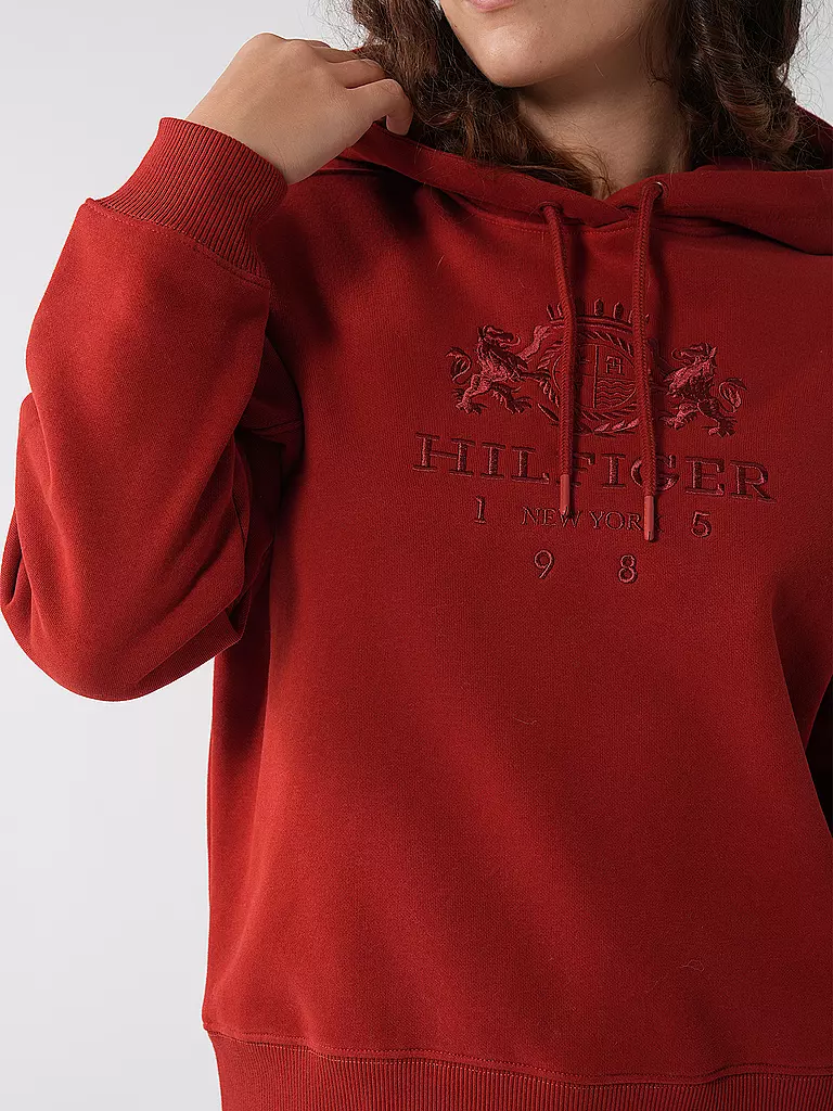 TOMMY HILFIGER | Kapuzenpullover - Hoodie | rot