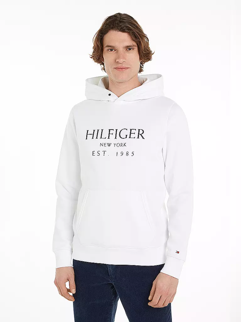 TOMMY HILFIGER | Kapuzensweater - Hoodie | weiss