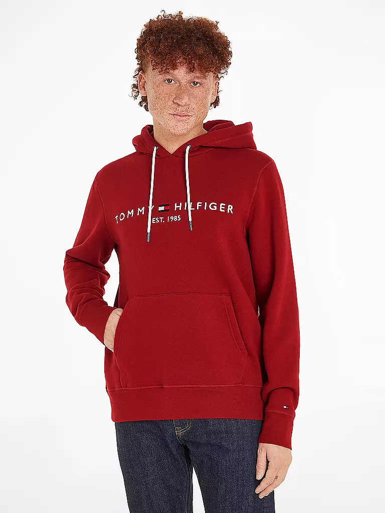 TOMMY HILFIGER | Kapuzensweater - Hoodie | rot