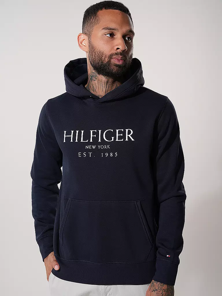 TOMMY HILFIGER | Kapuzensweater - Hoodie | schwarz