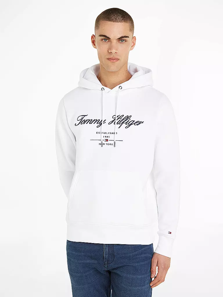 TOMMY HILFIGER | Kapuzensweater - Hoodie | weiss