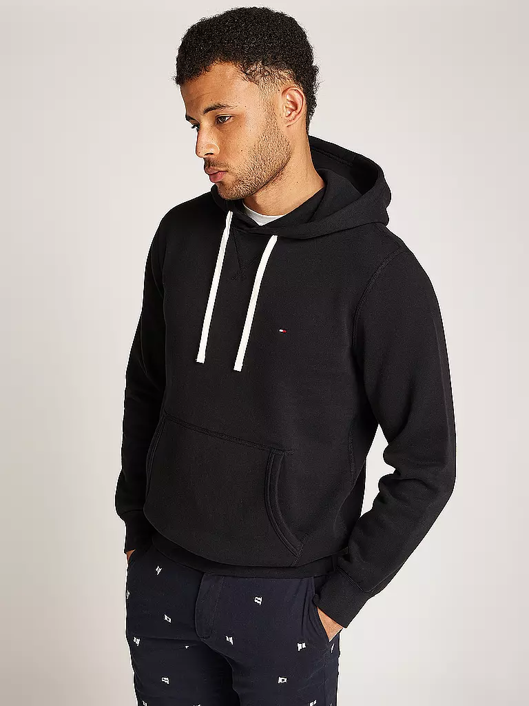 TOMMY HILFIGER | Kapuzensweater - Hoodie | schwarz