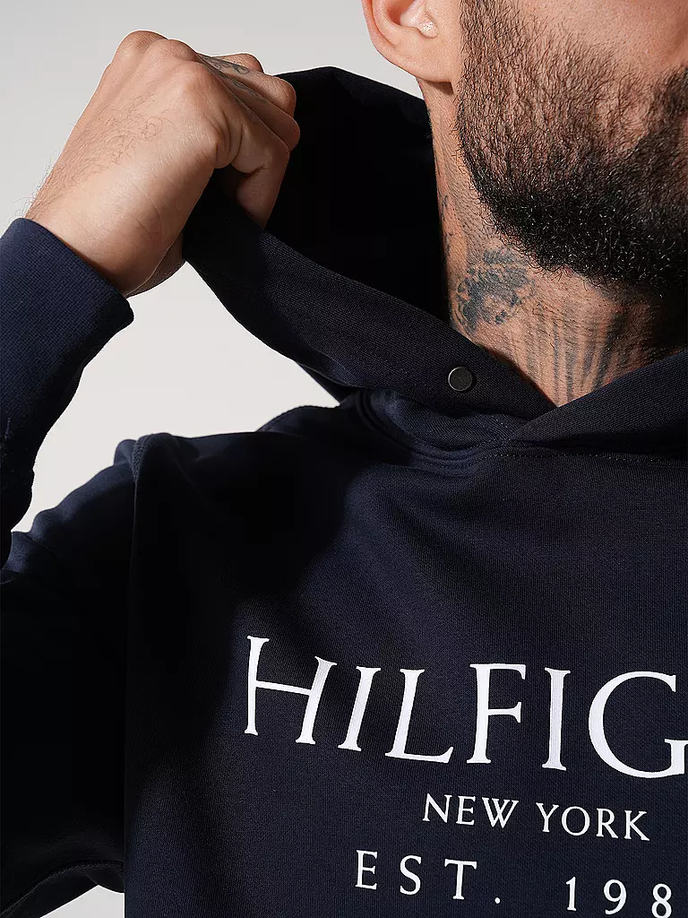 TOMMY HILFIGER | Kapuzensweater - Hoodie | schwarz