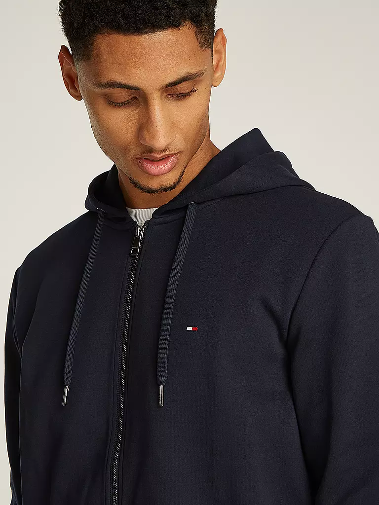 TOMMY HILFIGER | Kapuzensweatjacek ESSENTIAL | grau