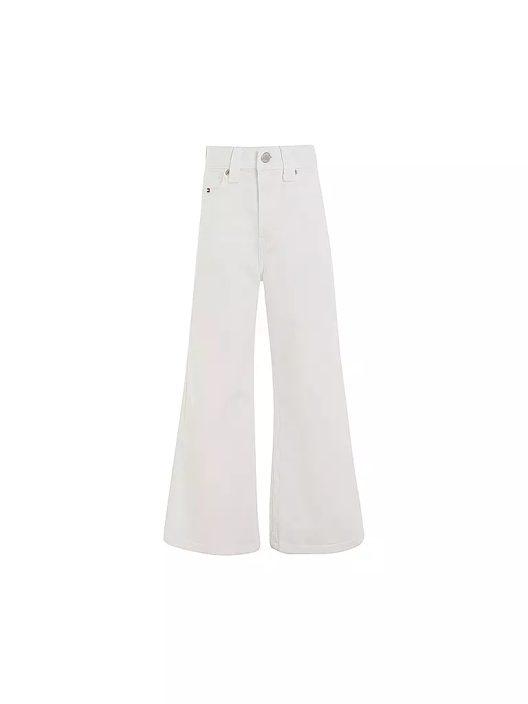 TOMMY HILFIGER | Mädchen Jeans Wide Leg MABEL | weiss