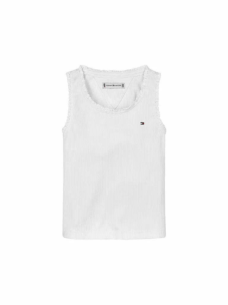 TOMMY HILFIGER | Mädchen Top | weiss