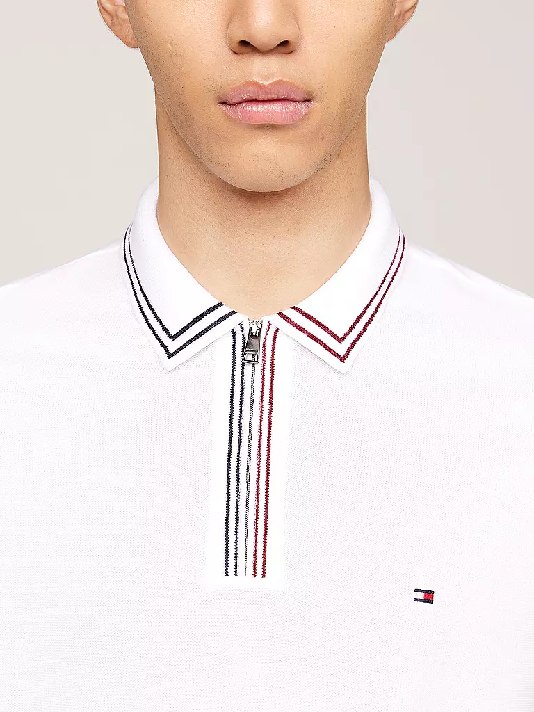 TOMMY HILFIGER | Poloshirt  | weiss