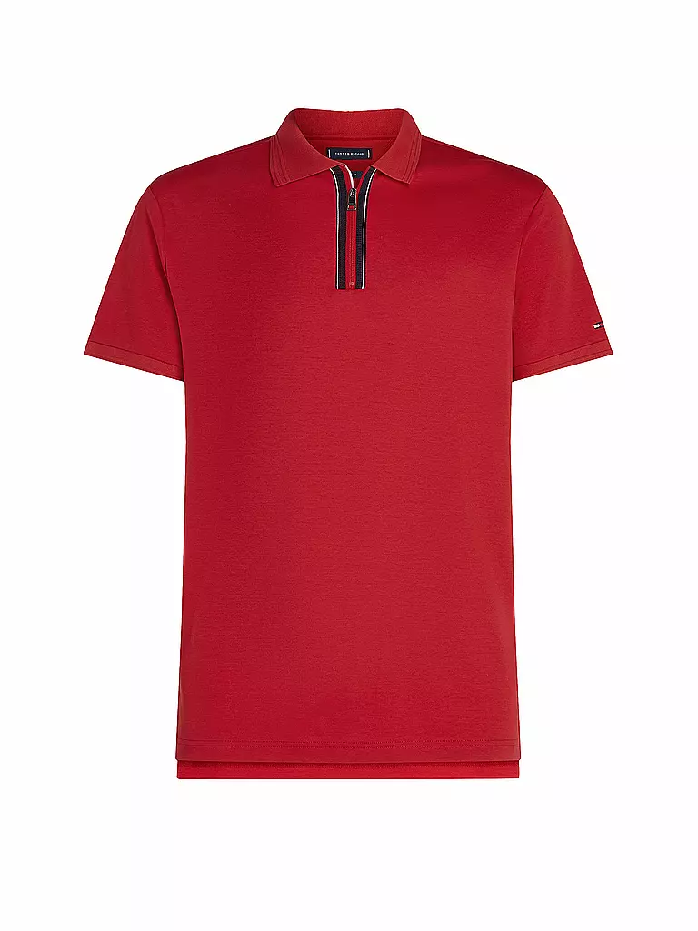 TOMMY HILFIGER | Poloshirt Regular Fit LIQUID COTTON  | rot