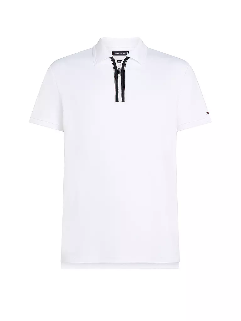 TOMMY HILFIGER | Poloshirt Regular Fit LIQUID COTTON  | weiss