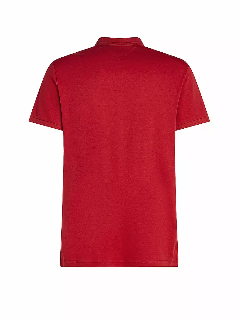 TOMMY HILFIGER | Poloshirt Regular Fit LIQUID COTTON  | rot