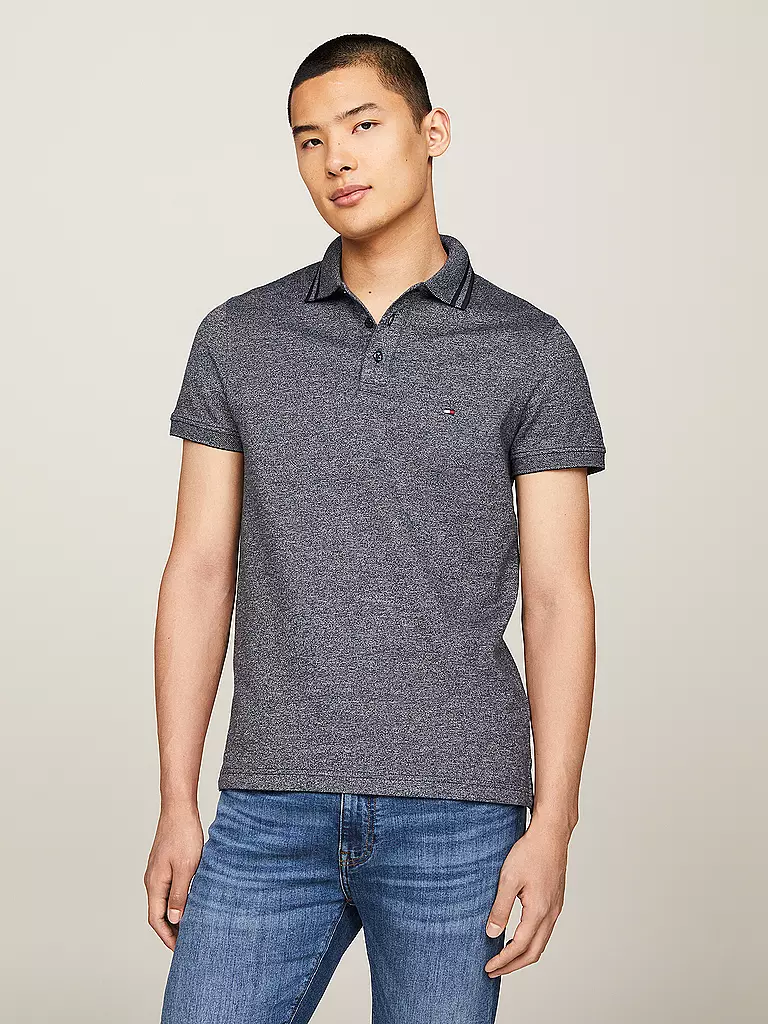 TOMMY HILFIGER | Poloshirt Slim Fit | grau