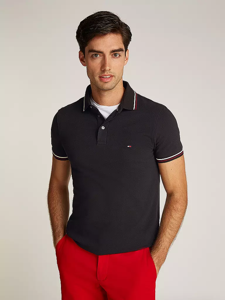 TOMMY HILFIGER | Poloshirt Slim Fit | blau