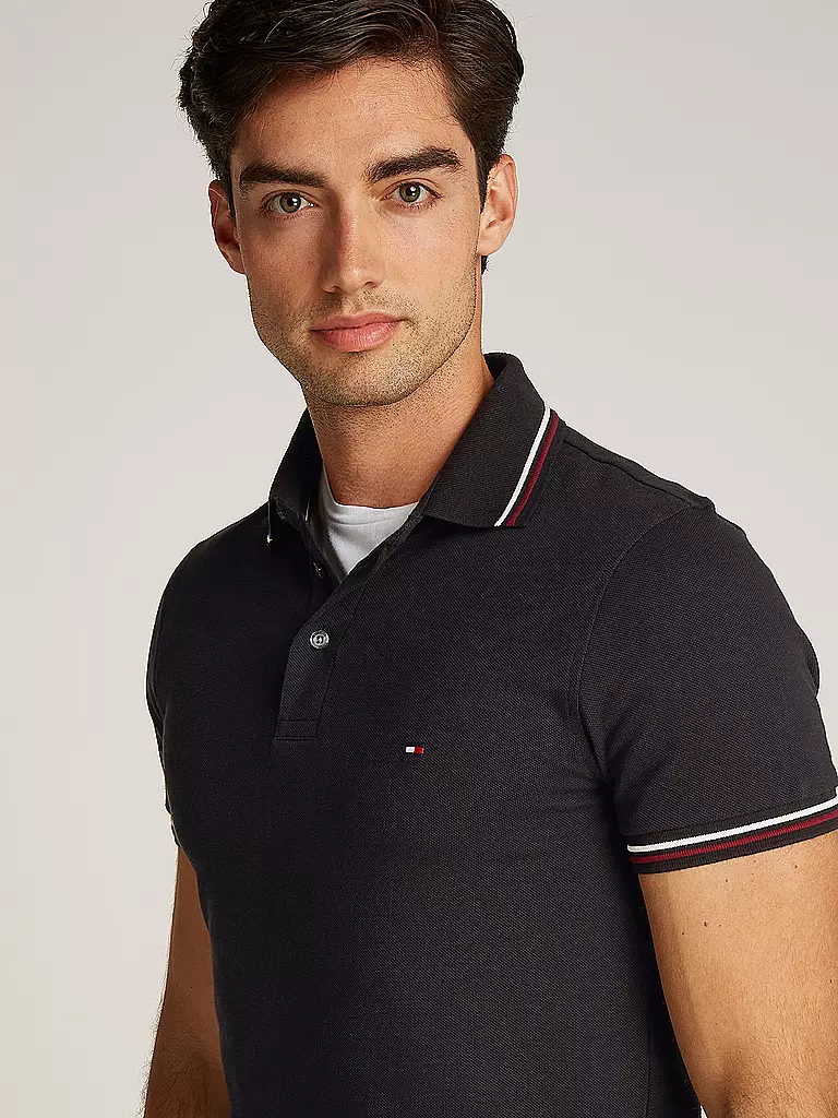 TOMMY HILFIGER | Poloshirt Slim Fit | blau