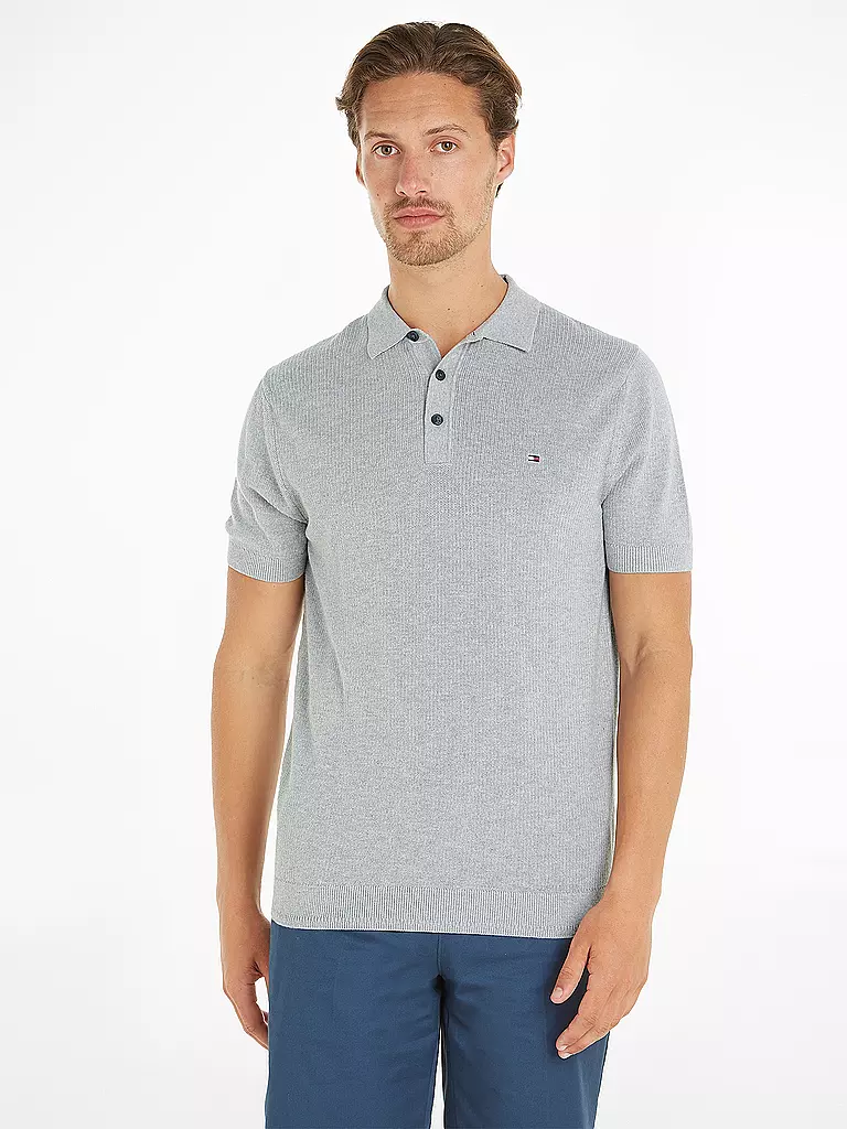 TOMMY HILFIGER | Poloshirt | hellgrau