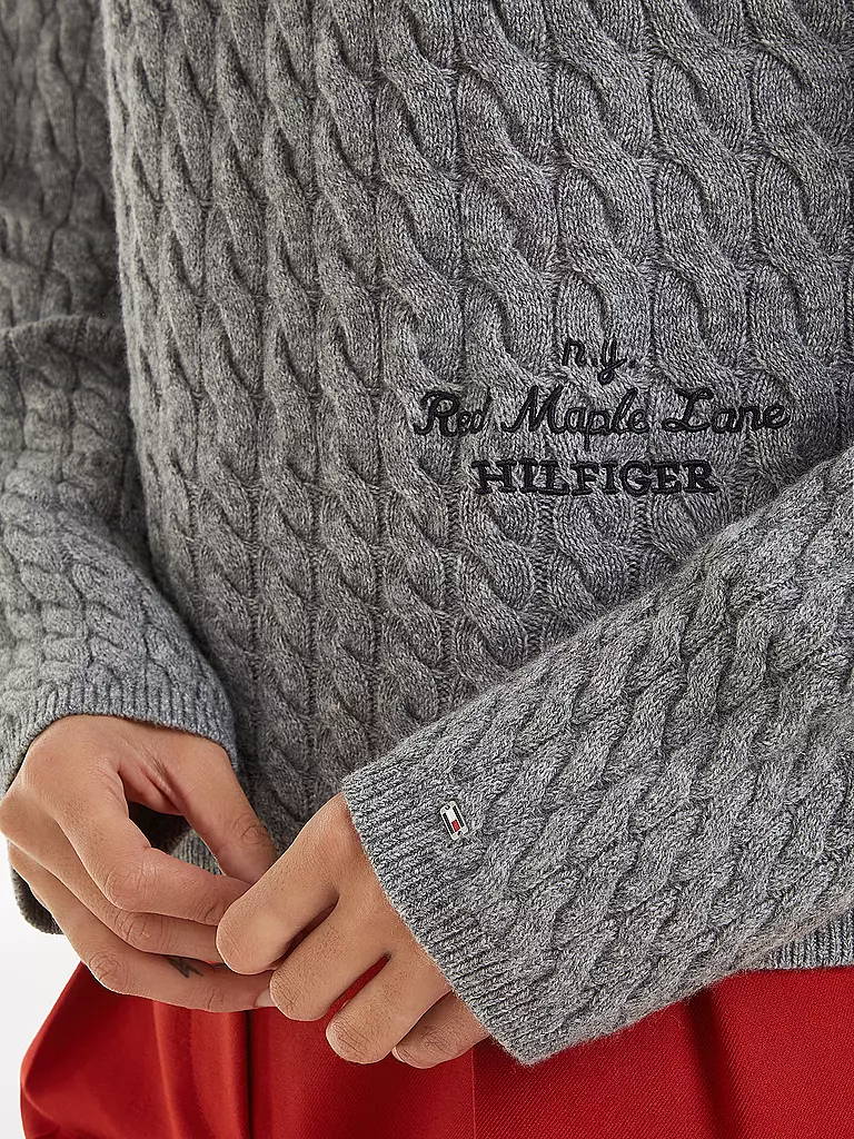 TOMMY HILFIGER | Pullover  | grau