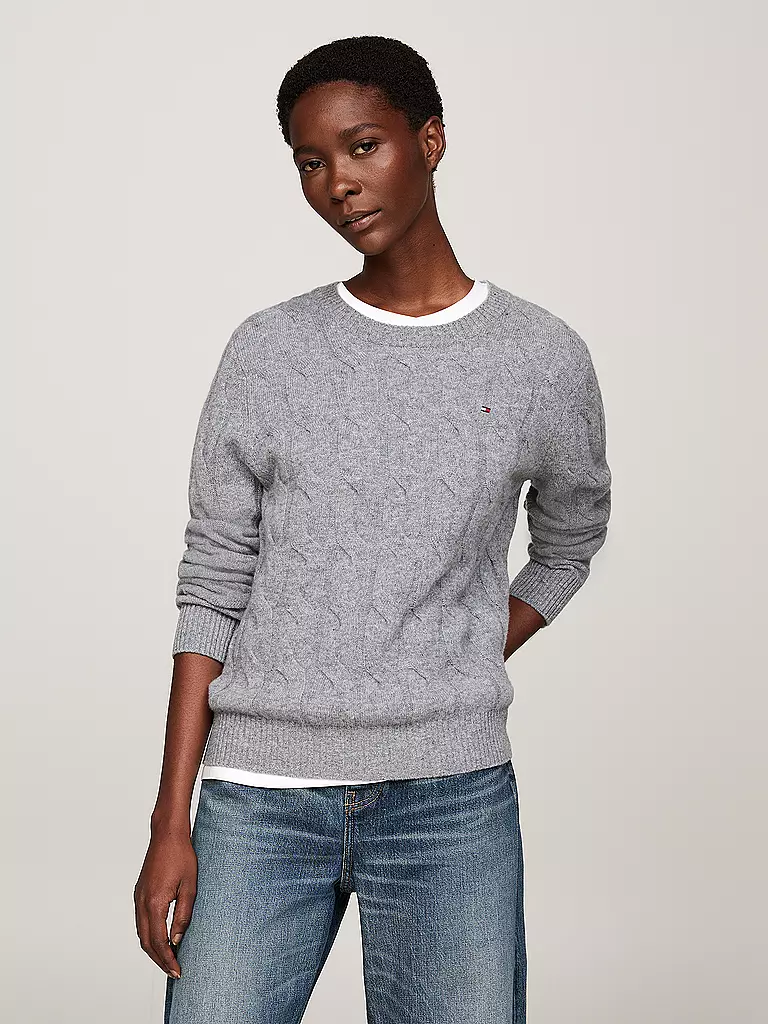 TOMMY HILFIGER | Pullover | grau