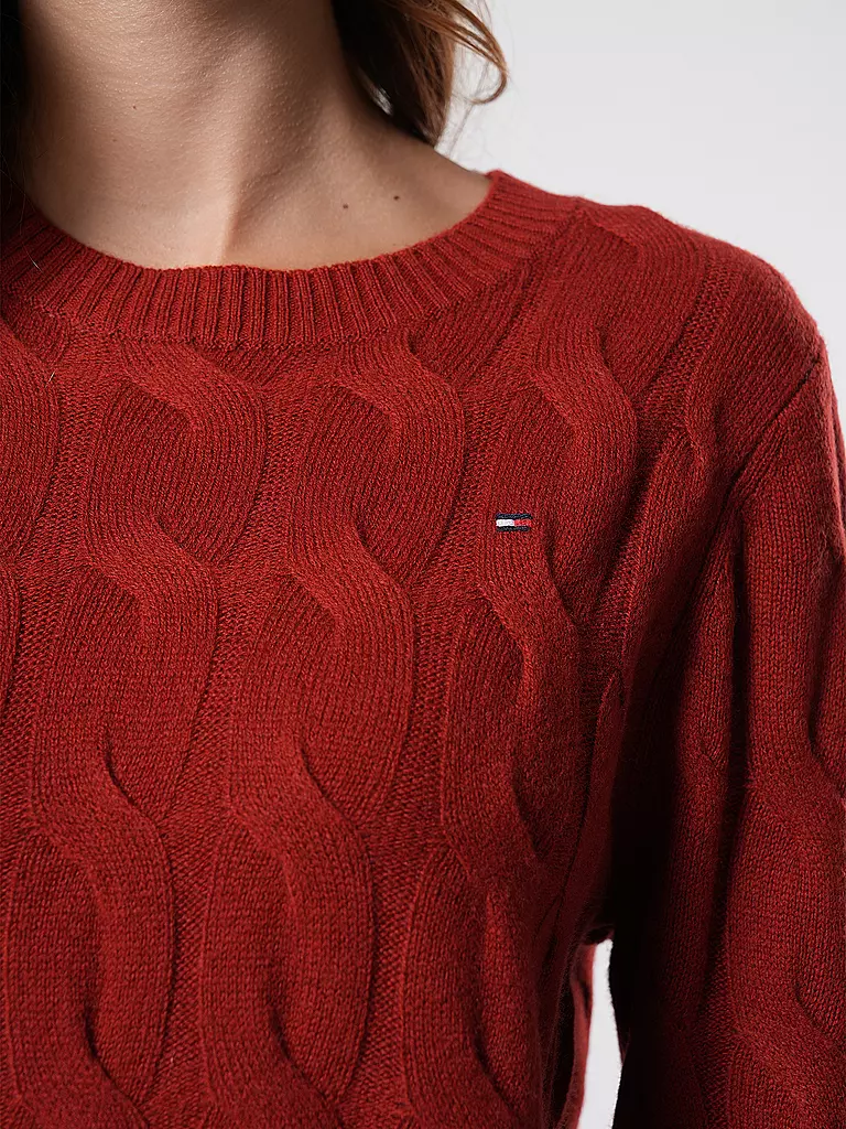 TOMMY HILFIGER | Pullover | rot