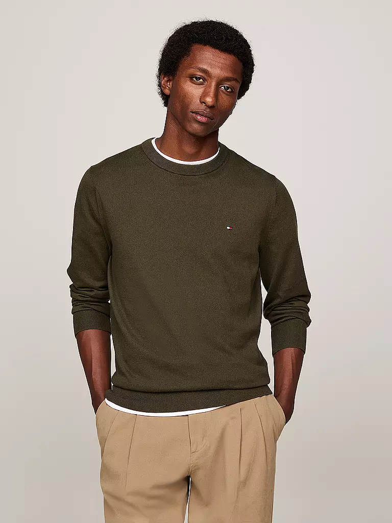 TOMMY HILFIGER | Pullover | olive