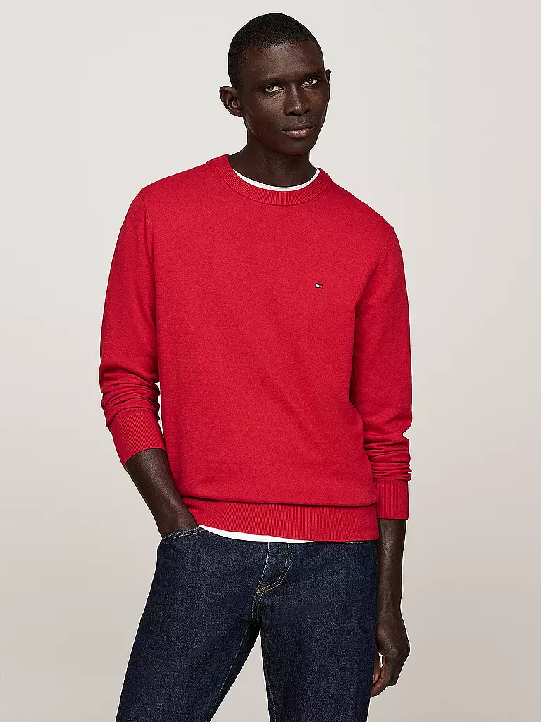 TOMMY HILFIGER | Pullover | rot