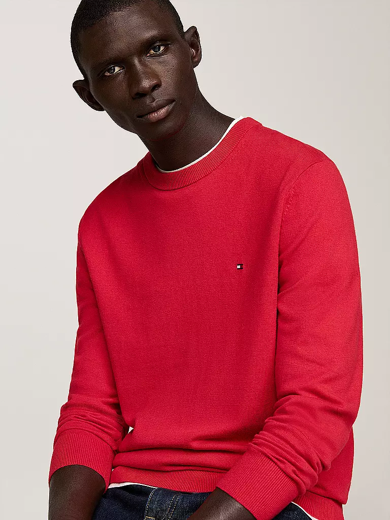 TOMMY HILFIGER | Pullover | rot