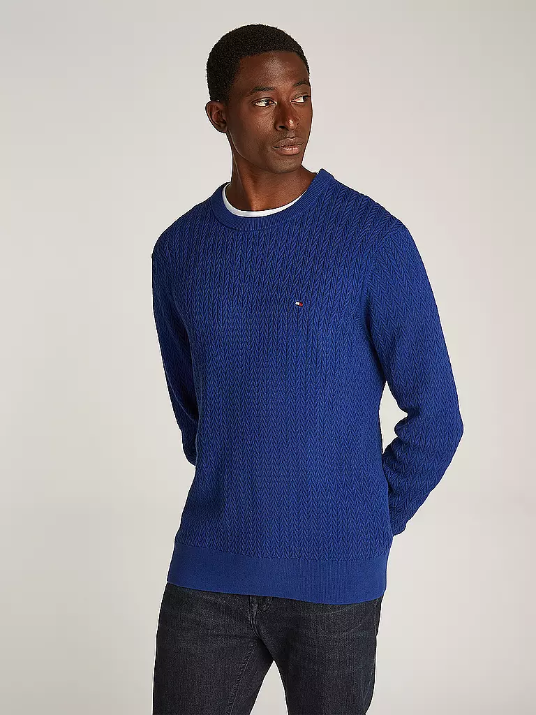 TOMMY HILFIGER | Pullover | blau