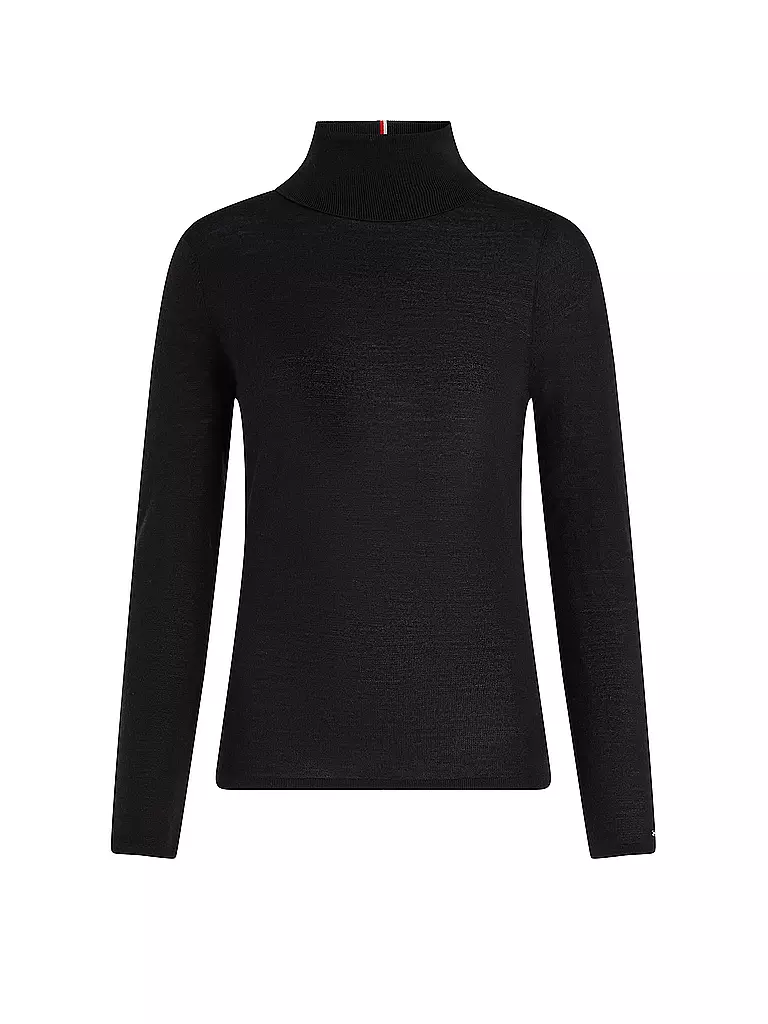 TOMMY HILFIGER | Rollkragenpullover | schwarz