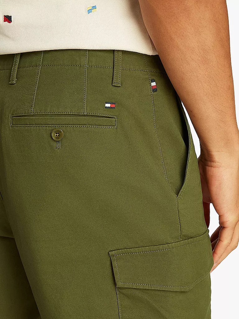 TOMMY HILFIGER | Shorts Relaxed Fit HARLEM | olive