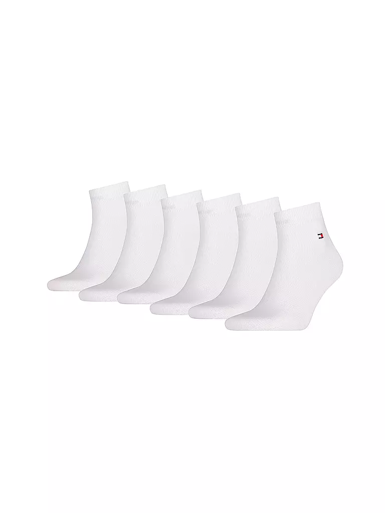 TOMMY HILFIGER | Sneaker Socken 6er Pkg. White | weiss