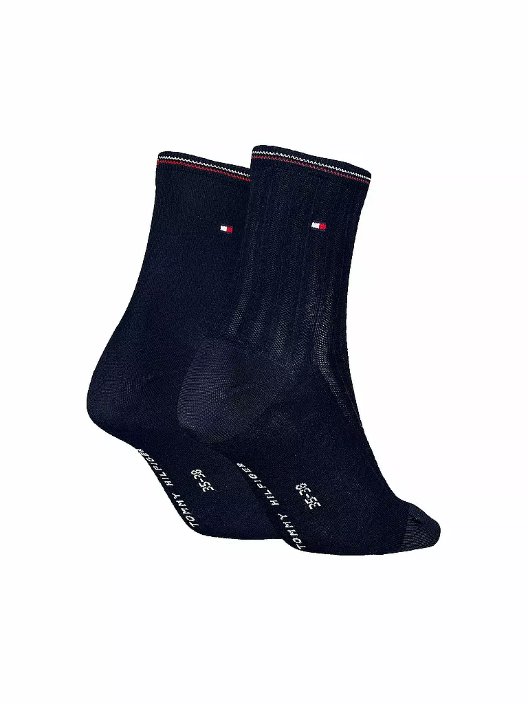 TOMMY HILFIGER | Socken 2er Pkg. navy | schwarz