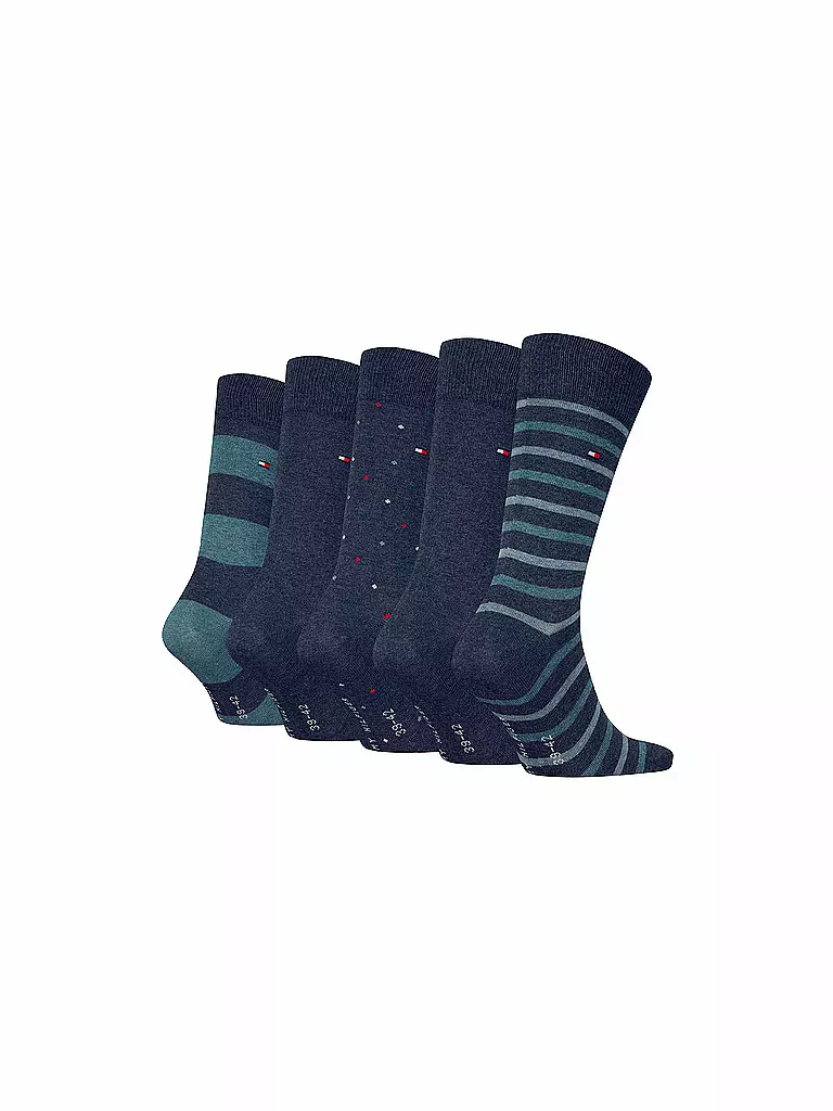 TOMMY HILFIGER | Socken Geschenkbox 5er Pkg. jeans | dunkelblau